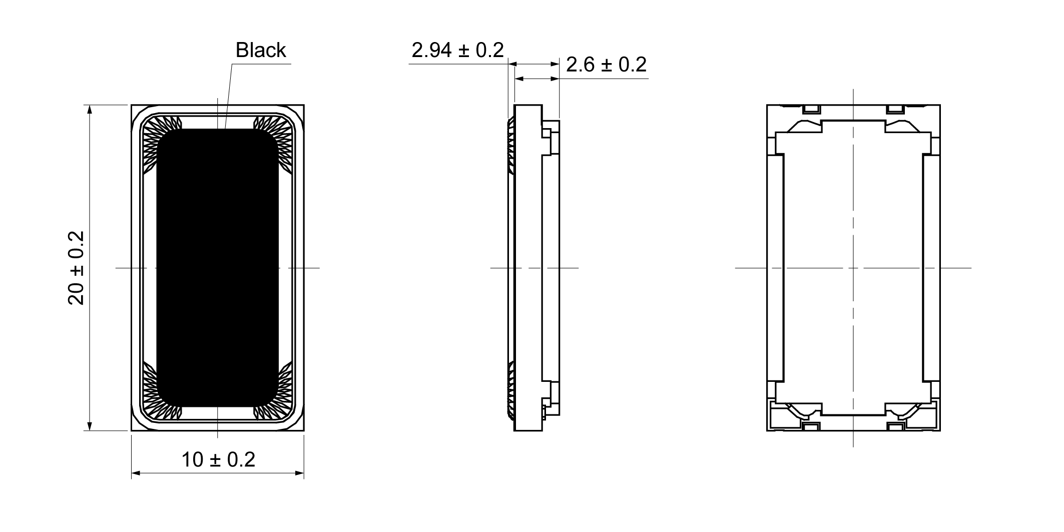 OSR2010E-2.9TB1.0W8A Mechanical Drawing